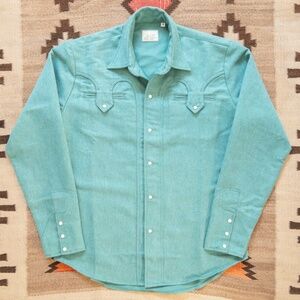WYTHE OUTLAW PEARL SNAP OVERSHIRT LARGE
